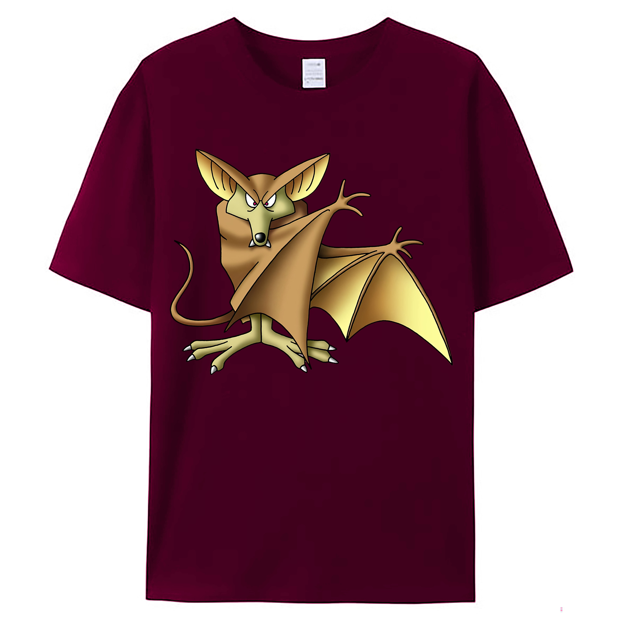（画像用） ドラゴンクエスト Doragon Kuesuto Dragon Quest レディースカジュアルプリントTシャツ（綿100％）